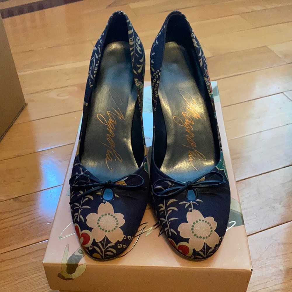Magnolia Allure floral heels